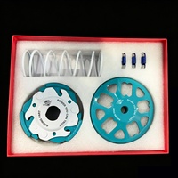 Kit de transmission et bloc oscillant ULASHKIM pour scooter, avec couvercle de carter d'embrayage haute performance modifié pour moteurs GY6 125 150 152QMI 157QMJ