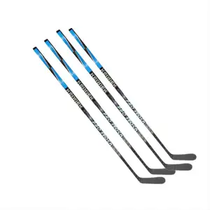 2024 Thiết Kế Mới Siêu Ánh Sáng Lite Phiên Bản Sợi Carbon Hockey Stick Câu Lạc Bộ Biểu Tượng Tùy Chỉnh Trống Sticks Với Top Bán