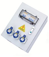 Boîte de distribution d'alimentation industrielle murale complète en acier inoxydable 304, étanche IP67, conforme aux normes RoHS, spécifique aux ateliers