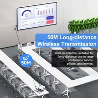 BIGWAY 1080P 50M Draadloze Extender USB C Video Zender Ontvanger Plug Play WiFi Display TV Stick Dongle Adapter PVC PC Laptop