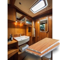 Panel de Aluminio con Aspecto de Madera Ligero, Resistente al Agua y al Fuego, Fácil de Instalar, Alta Capacidad de Carga, Tamaño y Color Personalizables