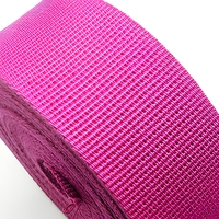 Ruban élastique en polyester côtelé sur mesure pour sacs de vêtements et bandes de poignet