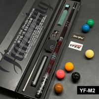 Queue de billard JIANYING YFEN en fibre de carbone, joint en alliage d'aluminium, 2 pièces, haute qualité, légère, M1-M4, 11,5 mm