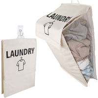 Panier à linge mural pliable grande capacité, organisateur de rangement multi-usages pour la maison et le dortoir