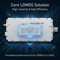 Penguat Daya 100MHz-1000MHz 50dBm, Modul Aksesori Komunikasi Pasif untuk Pesawat Tanpa Awak