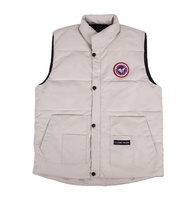 Groothandel 90% Witte Eendendons Stand Kraag Canada Plus Size Mens Goose Padding Jas Down Vest Outdoor Mannen