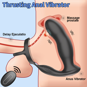 Vibromasseur à télécommande pour la prostate, plug anal, augmente le <span class=keywords><strong>plaisir</strong></span> et stimule l'orgasme, sex toys - Product Image 2