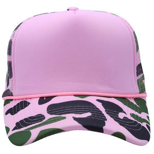 Kadınlar pembe ve leopar örgü beyzbol şapkası hayvan baskı örgü şoför şapkası Retro pembe Snapback şapka leopar baskı ile - Product Image 6