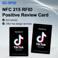 Tarjeta NFC Impermeable de Impresión Rápida SC-RFID para Reseñas en Yelp, Whatsapp, Youtube, Tiktok, Instagram, Facebook, Tripadvisor