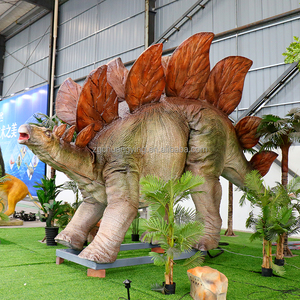 Instalaciones de Parque de Atracciones Dinosaurios de tamaño real mecánicos Animatronics Stegosaurus - Product Image 1
