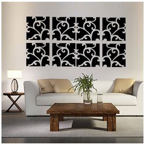 Hot Sale Acrylic 3d Wall Sticker Adesivo De Parede Diy Stickers <b>Large</b> Plane Tv Backdrop Decorative Painting Mirror Europe - Product Image 4