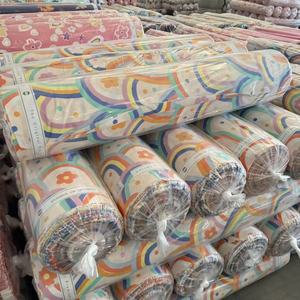 Fabricación al por mayor tela en rollos 100% poliéster <span class=keywords><strong>hogar</strong></span> textil dispersión impresión sábana tela microfibra para sábana - Product Image 1