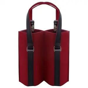 Bolsa de material de fieltro plegable portátil Bolsa de alambre de almacenamiento de aperitivos de juguete