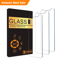 Protection d'écran en verre trempé 9H pour iPhone 17 16 15 14 13 12 11 Pro Max XR XS 7 8 Plus 2.5D Anti-explosion