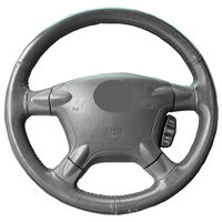 Modelo personalizado de cuero de microfibra y gamuza puntada a mano cubierta del volante del coche para Honda 2017 CRV 2002 2003 2004 2005 2006