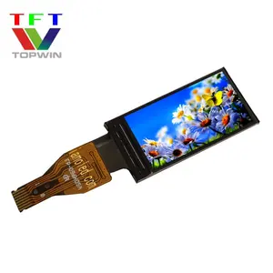 Layar OLED LCD 0.96 "warna penuh tipe pengelasan layar OLED 4-wire SPI Interface TFT display