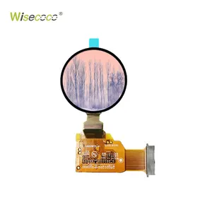 Wisecoco稳定供应商支持定制亮度温度范围接口1.2英寸圆形390*390小显示屏