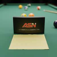 R-CGB ASN Chiffon de polissage de queue de billard Premium, Technologie brevetée allemande, Élimine les rayures mineures, 4 couleurs personnalisables, Serviette professionnelle, Vente en gros