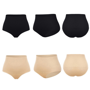 HEXIN Women's High Waist Tummy Control Thong Shaper Panties Slimming Underwear Waist Trainer <strong>Shapewear</strong> Hot Sale Spandex Material - Product Image 4