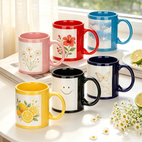 Mug en céramique vierge pour sublimation 11oz 15oz, tasse à café colorée, mug magique changeant de couleur pour photo, logo, presse à chaud, vente en gros