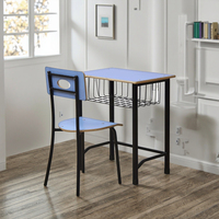Ensemble table et chaise individuels modernes pour étudiant – Bureau et chaise en bois confortables pour la maison, le bureau ou l'école