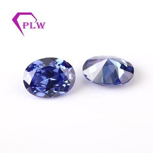 Güzellik güzel 7*9mm oval şekil mavi renk <span class=keywords><strong>tanzanit</strong></span> taş takı için dekoratif - Product Image 3