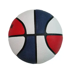 Buy Basketball Ball Custom Official Size 29.5 Composite Hygroscopic Leather Foam Bladder ABA Game Basketball Ball