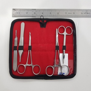 Kit de Disección y Sutura Quirúrgica Manual de 10 Piezas para Estudiantes con Instrumentos de Acero Inoxidable Médico de Alta Calidad - Product Image 3