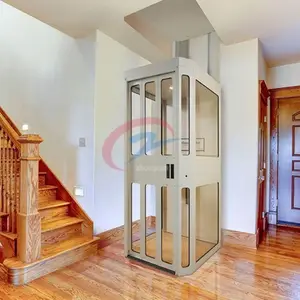 บ้านลิฟท์ไฮดรอลิกแนวตั้งวิลล่าลิฟท์โดยสารลิฟท์ที่อยู่อาศัยขนาดเล็กยกบ้าน