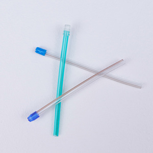 Ejecteurs de salive dentaires jetables de qualité médicale sans latex, embouts d'aspiration, tube <span class=keywords><strong>flexible</strong></span> transparent avec embout bleu - Product Image 4