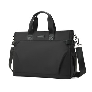 Nuevo Bolso de Mano Grande de Nylon y Cuero Impermeable para Hombre, Moderno, Deportivo, Duradero, con Cierres, para Portátil, Tipo Bandolera - Product Image 2