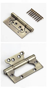 Bisagra de puerta moderna de mariposa de acero inoxidable al por mayor para puerta de madera bisagra de diseño al Ras para aplicaciones de baño y cocina - Product Image 4