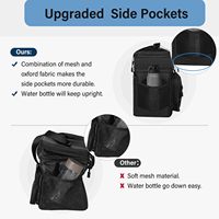 Sac isotherme tactique en Oxford, grand format, souple et extensible, noir, 16L, pour le travail, les sorties et les services extérieurs