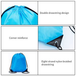 Bolsa Deportiva Personalizada al por Mayor con Logotipo, Bolsa con Cordón para Promoción - Product Image 3