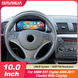 Panel de Instrumentos Digital para Automóvil con Pantalla LCD de 12.3 Pulgadas, Velocímetro, Actualización del Sistema Linux para BMW Serie 1 E87/E88 2006-2011 - Product Image 1