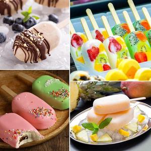 ไม้ไอศกรีมย่อยสลายได้ UNIMOULD แบบตรง สีสันสดใส สำหรับงาน DIY และอุปกรณ์ทำขนมหวาน - Product Image 2