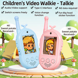 Talkies-walkies vidéo intelligents sans fil pour enfants, appels vidéo <span class=keywords><strong>HD</strong></span> Facetime, effets vocaux, jeu amusant, ensemble cadeau pour enfants - Product Image 2