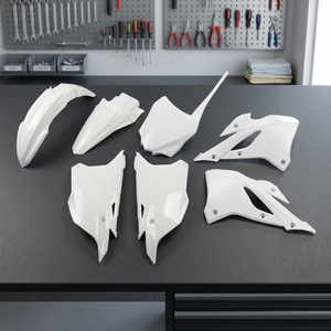 2022-2025 Kawasaki KX 85 bianco Kit di plastica per moto accessori - Product Image 3