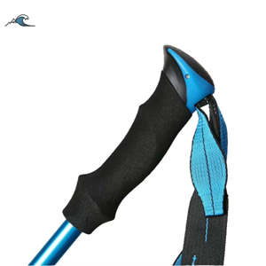 <span class=keywords><strong>Bastones</strong></span> de Esquí Telescópicos de Aluminio All-Mountain con Puntas de Acero de Tungsteno, Empuñadura de EVA, Ligeros y Duraderos para Pistas Cepilladas y Nieve Fresca - Product Image 4