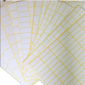 100 lembar A4 Putih Matte mengkilap merekat sendiri Label belakang lengket kertas cetak A4 lembar stiker