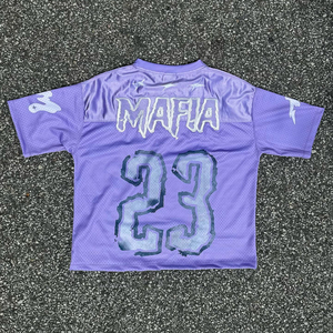 Camiseta de béisbol personalizada, camiseta vintage deportiva de malla de manga corta de secado rápido, camiseta de fútbol con estampado de soplo en 3D - Product Image 3