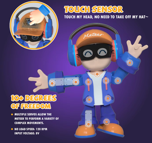 Giocattoli Robot Programmabili Meteer con Chat Vocale, Riconoscimento Musicale e Danza, Controllabili tramite App, per Bambini dai 3 Anni in Su, Regalo per Feste e Aziende - Product Image 4