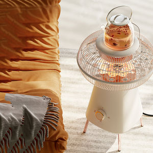 Calentador Eléctrico Oscilante <span class=keywords><strong>Silencioso</strong></span> de 1000W, Popular, con Temporizador, Calentamiento Rápido, Tres Niveles, Anti-Vuelco, para Invierno - Product Image 5