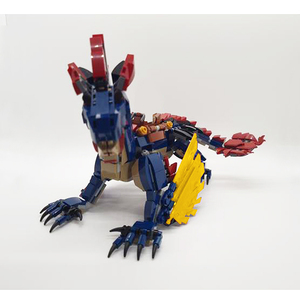 Goldmoc <span class=keywords><strong>Ark</strong></span> Survival Evolved videojuego juguetes para niños bloques de construcción de bloques de juguete Rock Drake camaleón - Product Image 6