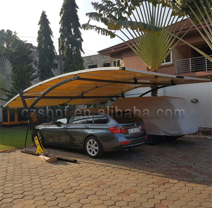 Promo Terbatas! Tenda Carport Logam Baja Mudah Dipasang, Kanopi Luar Ruangan yang Dapat Disesuaikan, Carport Parkir Mobil dengan Lapisan Aluminium Seng PVDF untuk Penggunaan Sehari-hari - Product Image 5