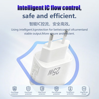 Chargeur USB-A 25W à succès pour prise UE, adaptateur de voyage super rapide QC3.0 avec protection OTP et matériau PC ignifuge pour Note 10