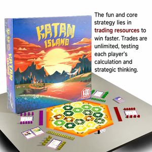 Juego de Mesa de Estrategia <span class=keywords><strong>Catan</strong></span> Island con Versiones en Caja Seleccionables - Product Image 3
