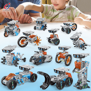 Jouets éducatifs pour enfants Chengji, blocs de construction de robots DIY, robot électrique 12 en 1 à assembler et programmer pour <span class=keywords><strong>l</strong></span>'apprentissage des enfants - Product Image 2