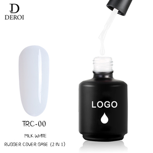 Deroi-Capa de <span class=keywords><strong>Base</strong></span> de goma UV <span class=keywords><strong>2</strong></span> en 1, muestra gratis, blanco lechoso, cubierta de goma, <span class=keywords><strong>Base</strong></span> para imperfecciones de uñas - Product Image 1
