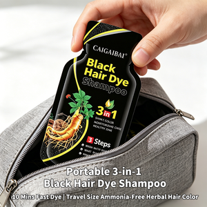Shampoo Colorante Nero Naturale 3 in 1 con Estratti Vegetali, Confezione da 2, per Capelli Grigi, Effetto Immediato, Vendita all'Ingrosso - Product Image 5